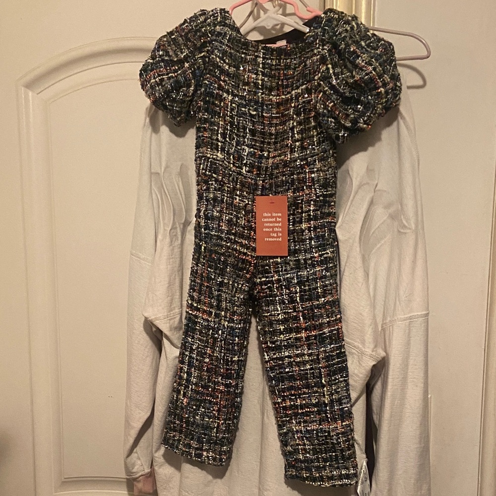 Ivy City Co Multicolor Tweed Kids One-Piece